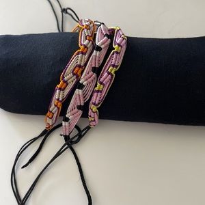 3 Woven Bracelets